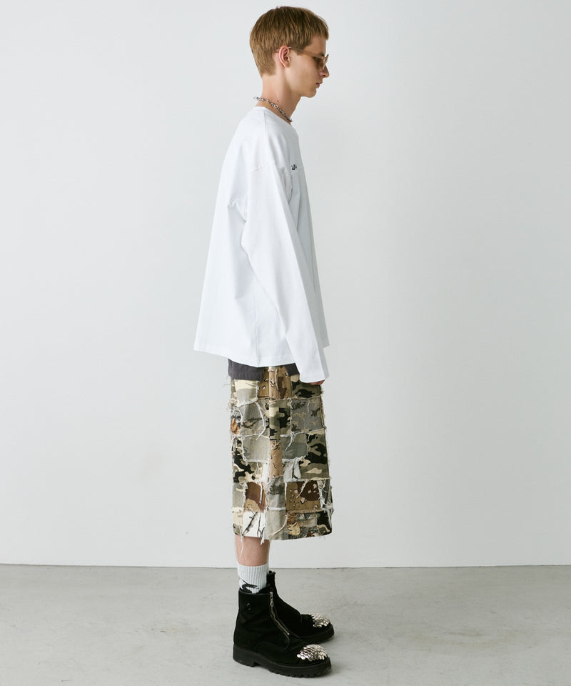 【予約】AIVER　30/2ウォッシュ天竺フットボールL/S TEE