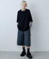 【ONLINE STORE先行予約】AFF AIVER　ワッフルレイヤードL/S TEE