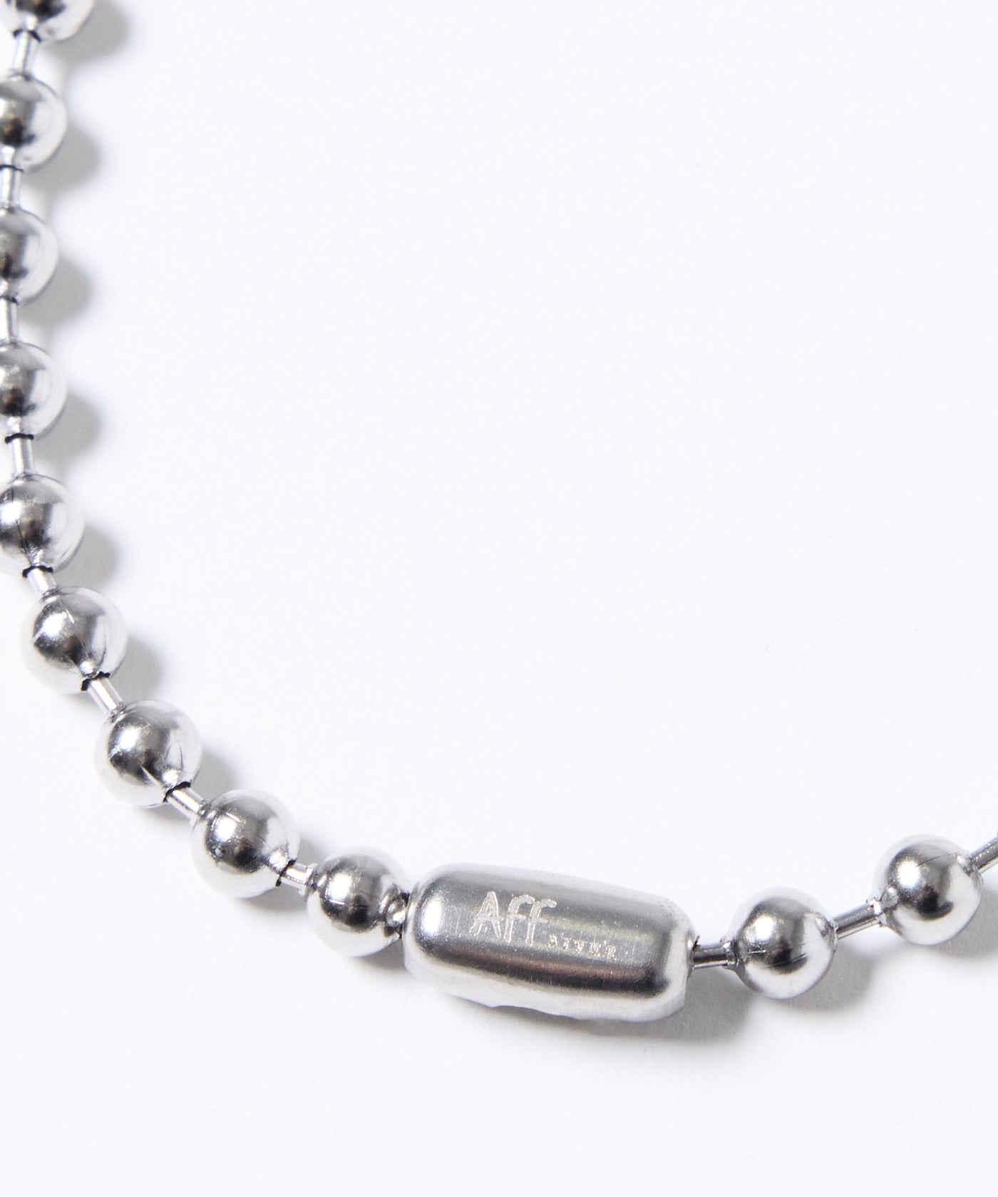 AFF AIVER サージカルボールチェーンネックレス