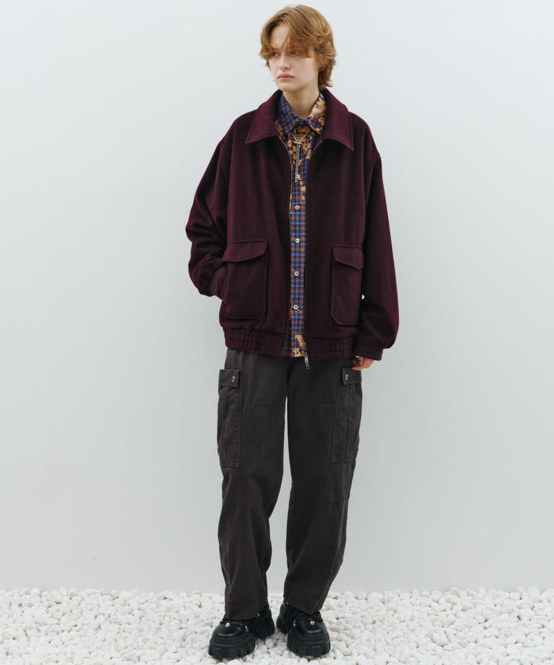 AFF AIVER　ブリーチラグランチェックシャツ