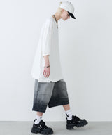 AIVER　16/‐ウォッシュ天竺モンスターS/S TEE