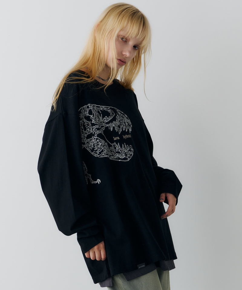 AIVER　レックス刺繍L/S TEE