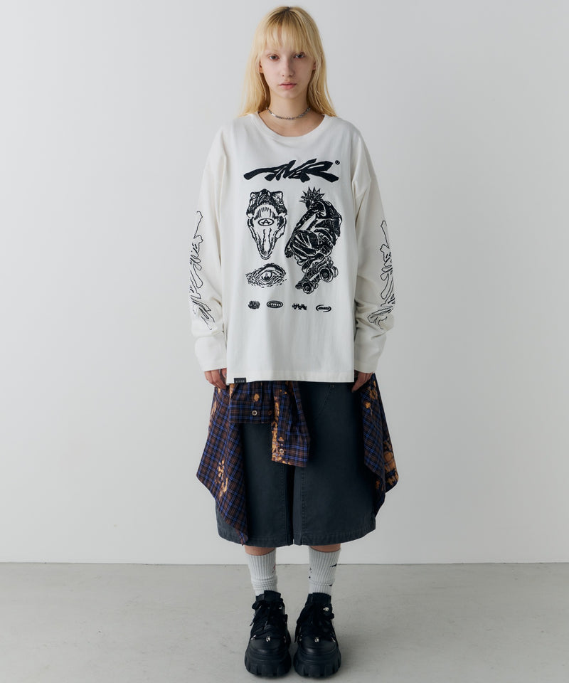Johann×AIVER　刺繡L/S TEE