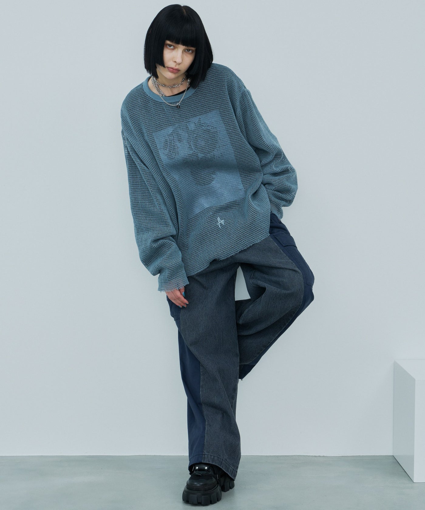 新品タグ付き　yori クラシックコットンT ホワイト 36 RASW]GIZAコットンバックギャザーTシャツ【スピード配送