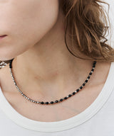 AFF AIVER　　天然石カットビーズネックレス　MADE IN JAPAN
