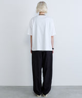 AIVER　30/2ウォッシュ天竺ガゼットポケットコンパクトS/S TEE