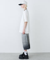 【予約】AFF AIVER　16/-ウォッシュ天竺スキッパーS/S TEE