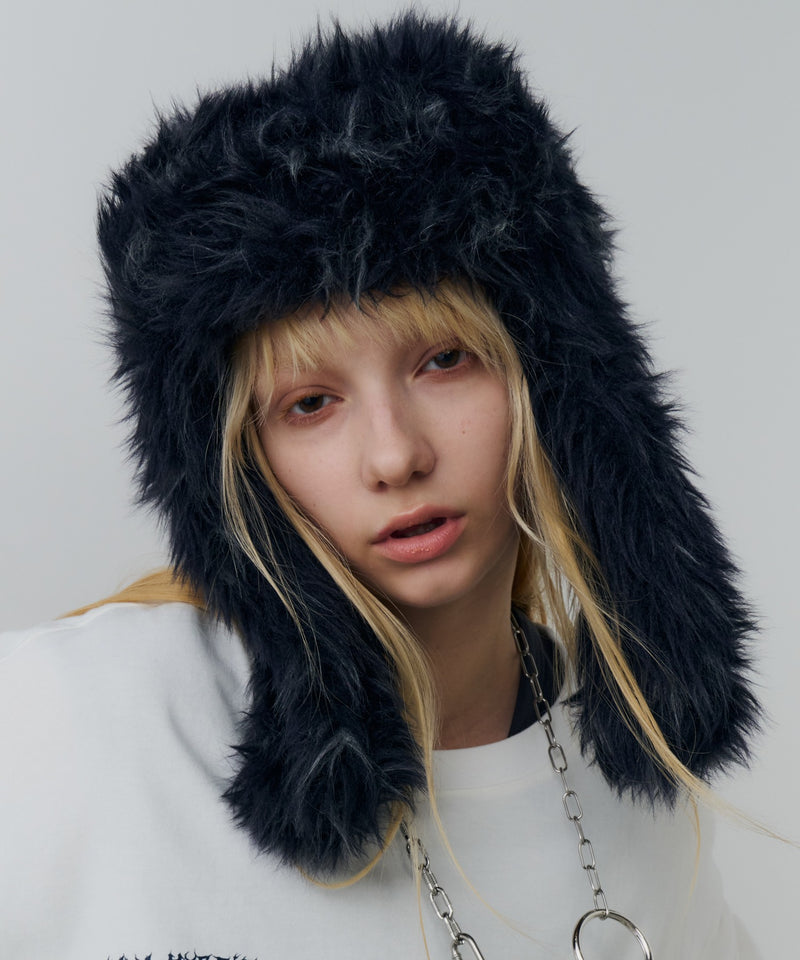 【予約】AIVER Atelier Made　ミックスファーフライトキャップ