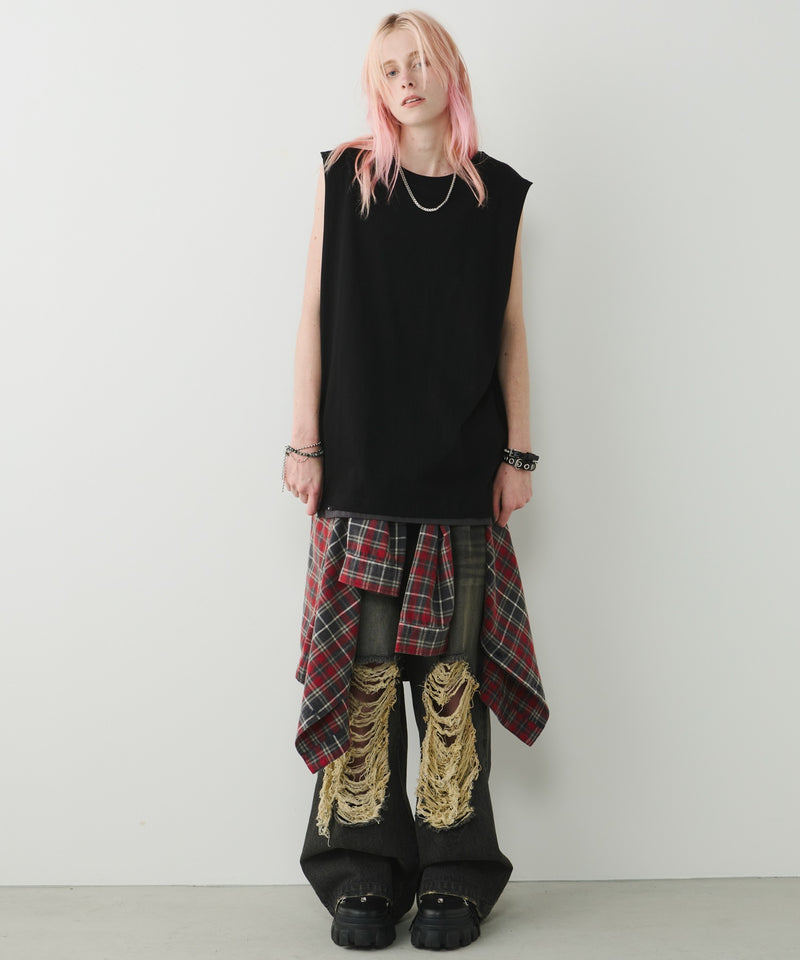 【予約】AFF AIVER　16/-ウォッシュ天竺N/S TEE (レギュラーレングス)