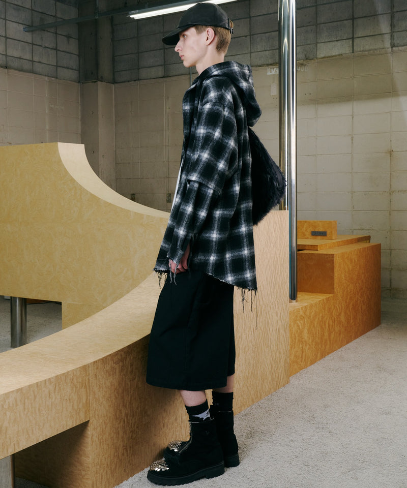 【予約】AIVER Atelier Made　ミックスファーショルダーバッグ