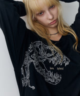 AIVER　レックス刺繍L/S TEE