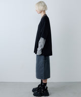 【ONLINE STORE先行予約】AFF AIVER　ワッフルレイヤードL/S TEE