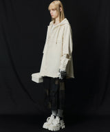 【ONLINE STORE先行予約】AIVER　レイヤードカットオフツイルシャツ