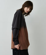 【予約】AFF AIVER　グラデーションブリーチレイヤードロンTEE