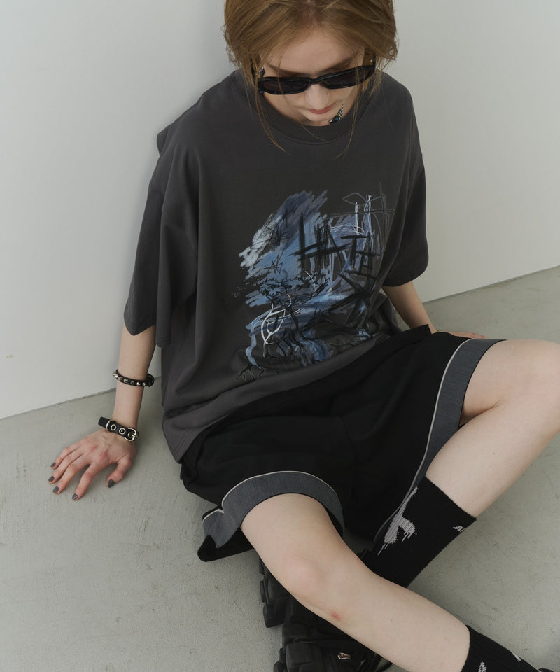 【予約】AIVER　スクリブルS/S TEE