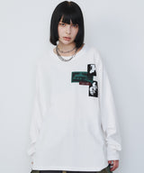 AIVER　カットオフパッチロンTEE