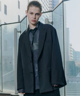 model：H178 B80 W68 H90 着用サイズ：MEDIUM　(ブラック)