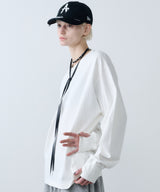 model：H178 B76 W58 H89 着用サイズ：MEDIUM　(オフホワイト)