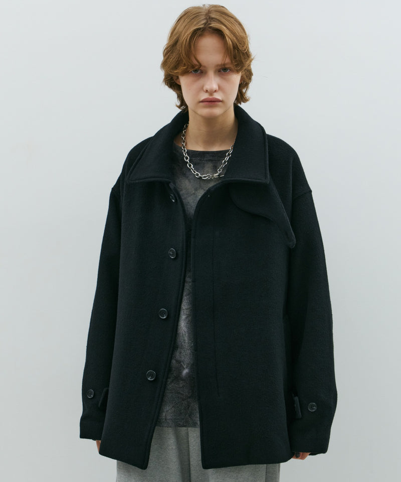 model：H177 B78 W58 H86 着用サイズ：MEDIUM　(ブラック)