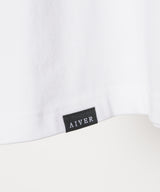 AIVER　30/2ウォッシュ天竺ガゼットポケットコンパクトS/S TEE
