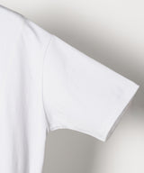 AIVER　30/2ウォッシュ天竺ガゼットポケットコンパクトS/S TEE