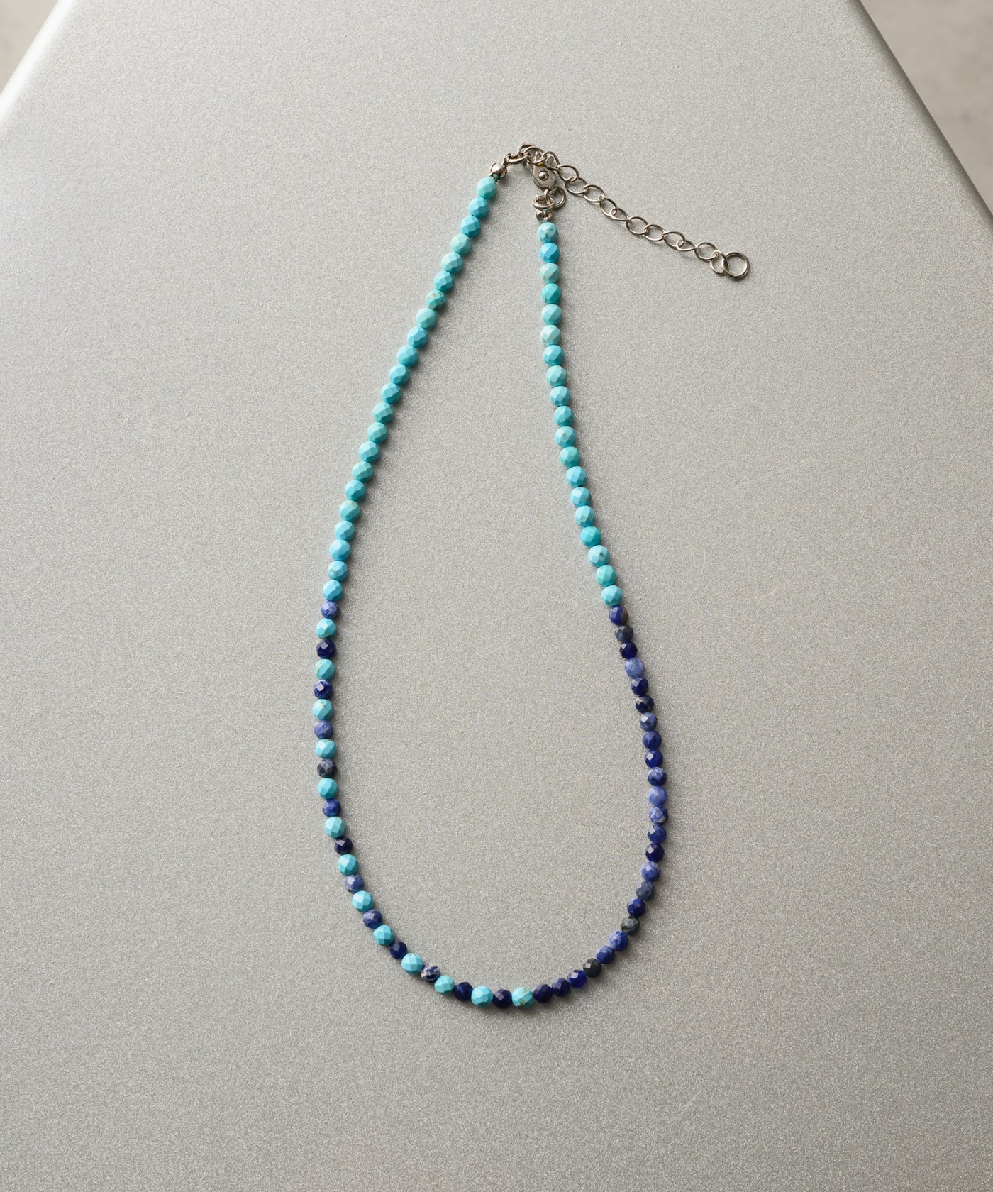 AFF AIVER 天然石カットビーズネックレス MADE IN JAPAN