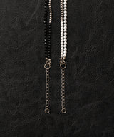 AFF AIVER　天然石ビーズ2連ネックレス　MADE IN JAPAN