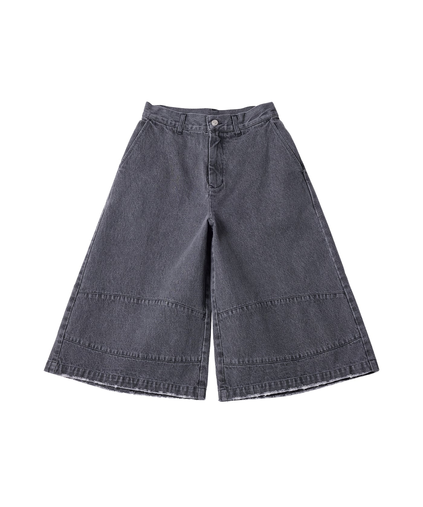 AIVER ワイドクォーターデニムパンツ