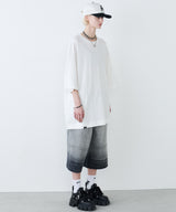 AIVER　16/‐ウォッシュ天竺モンスターS/S TEE