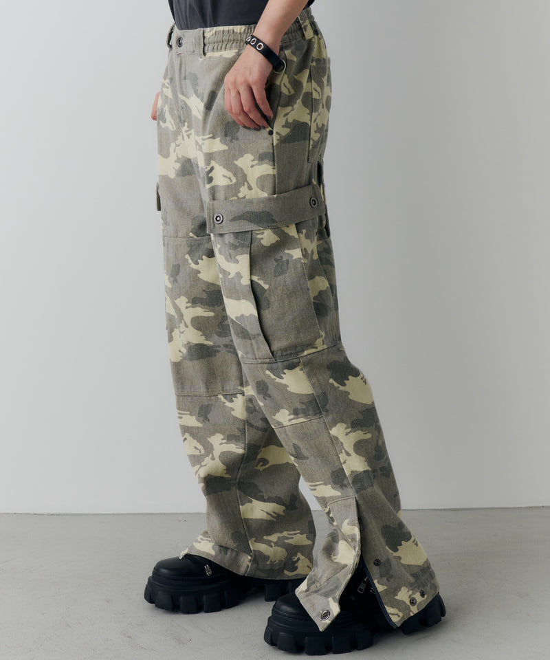AFF AIVER　バイオウォッシュダブルニーカーゴパンツ