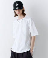 AIVER　30/2ウォッシュ天竺ガゼットポケットコンパクトS/S TEE