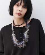 AIVER　フェザーニットネックレス