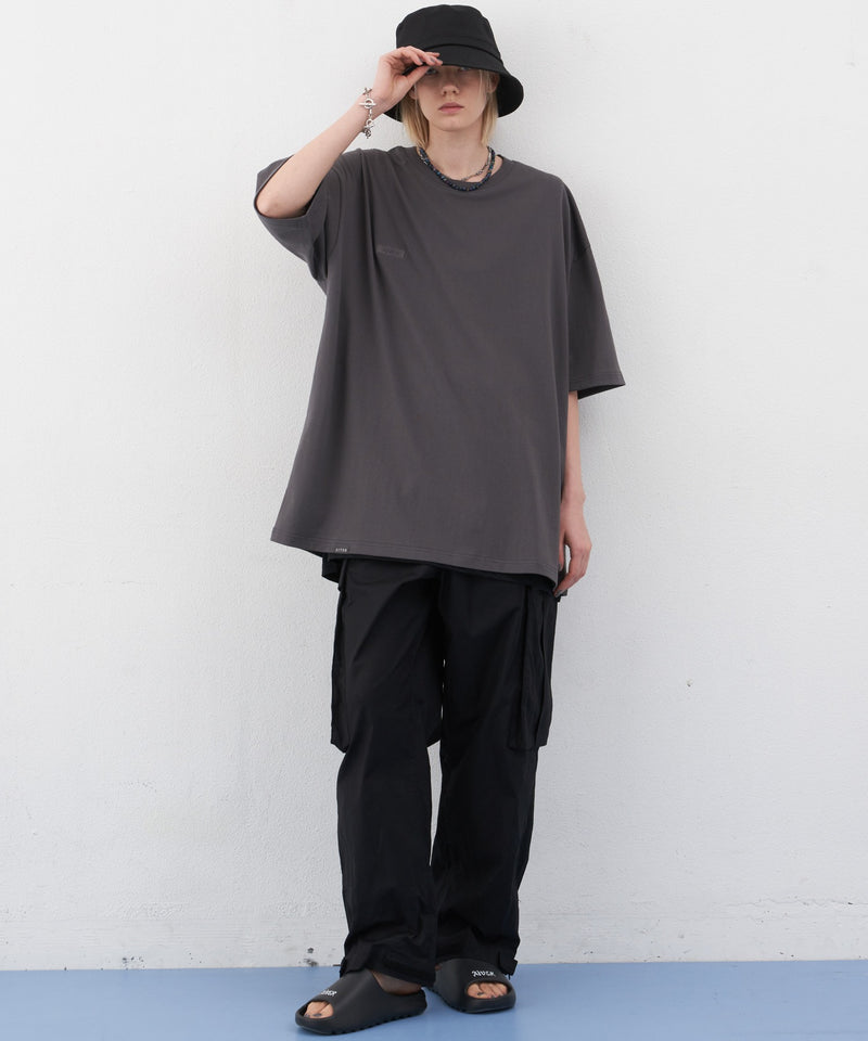 AIVER　ブランク刺繍S/SビッグTEE