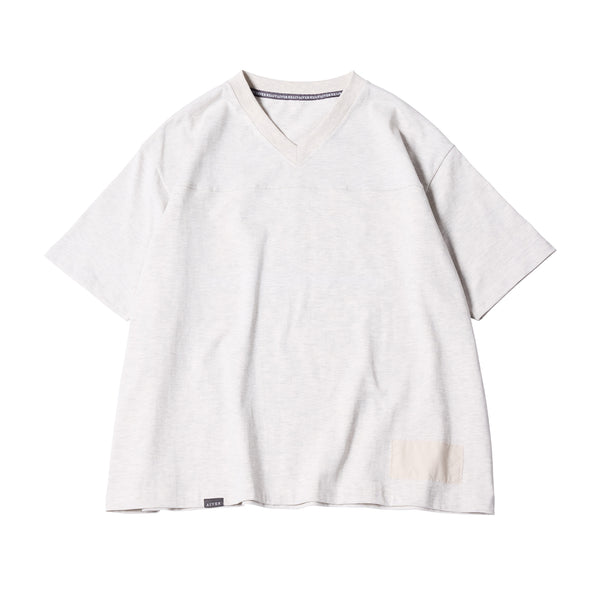 AIVER　フットボールゲームシャツ　シルバーL AIVER（アイバー）の「AIVER ラグランサッカーシャツ（Tシャツ