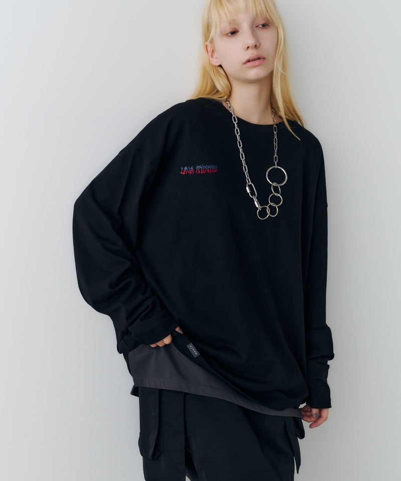 【予約】AIVER　LAVAハイブリットL/S TEE