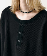 AIVER　ヘビーワッフルモンスターL/S TEE