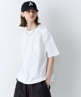 AIVER　30/2ウォッシュ天竺ガゼットポケットコンパクトS/S TEE