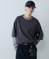 【ONLINE STORE先行予約】AFF AIVER　ワッフルレイヤードL/S TEE