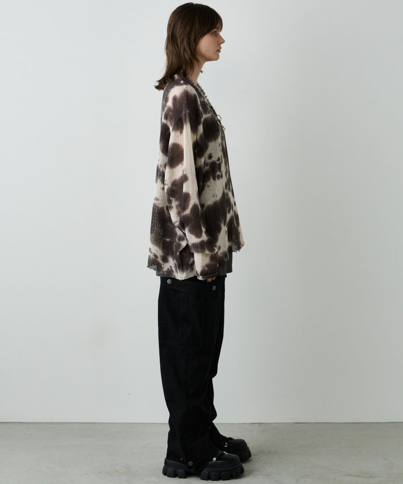【予約】AFF AIVER　カットオフメッシュプルオーバー