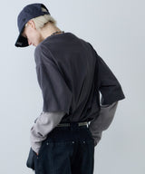 【ONLINE STORE先行予約】AFF AIVER　ワッフルレイヤードL/S TEE