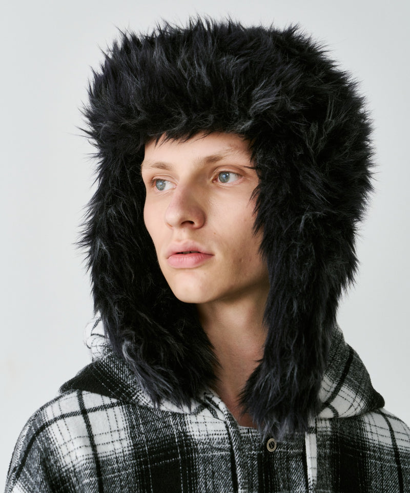 【予約】AIVER Atelier Made　ミックスファーフライトキャップ