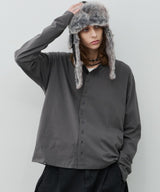 【予約】AFF AIVER　16/-ウォッシュ天竺カーディガン