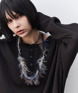 AIVER　フェザーニットネックレス