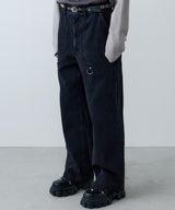 AIVER　ボンテージデニムベイカーパンツ