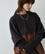 【予約】AFF AIVER　グラデーションブリーチレイヤードロンTEE