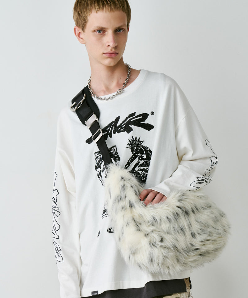 【予約】AIVER Atelier Made　ミックスファーショルダーバッグ