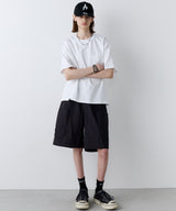 AIVER　30/2ウォッシュ天竺ガゼットポケットコンパクトS/S TEE