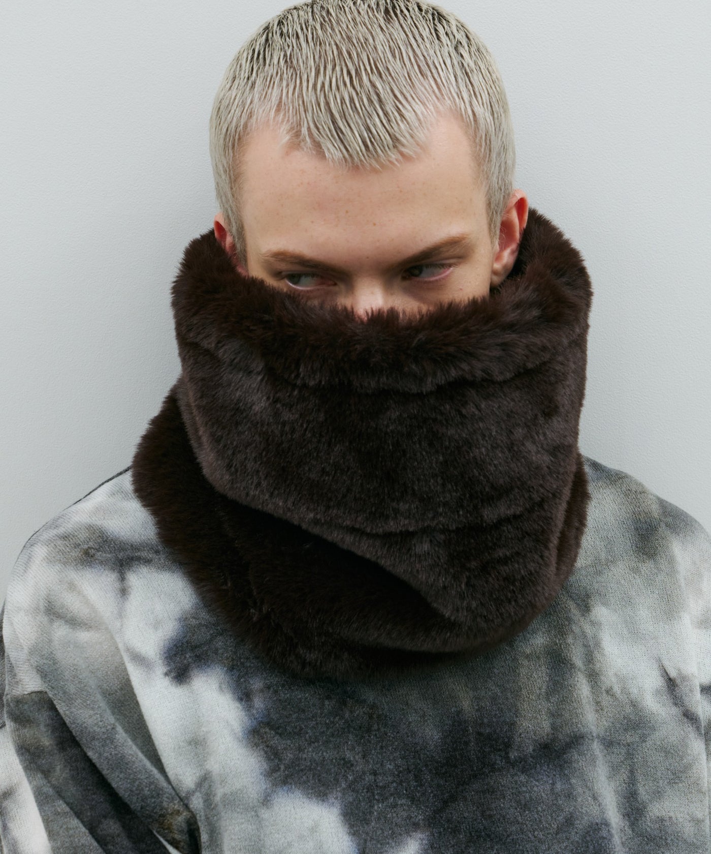 AFF AIVER ボリュームファー ネックウォーマー