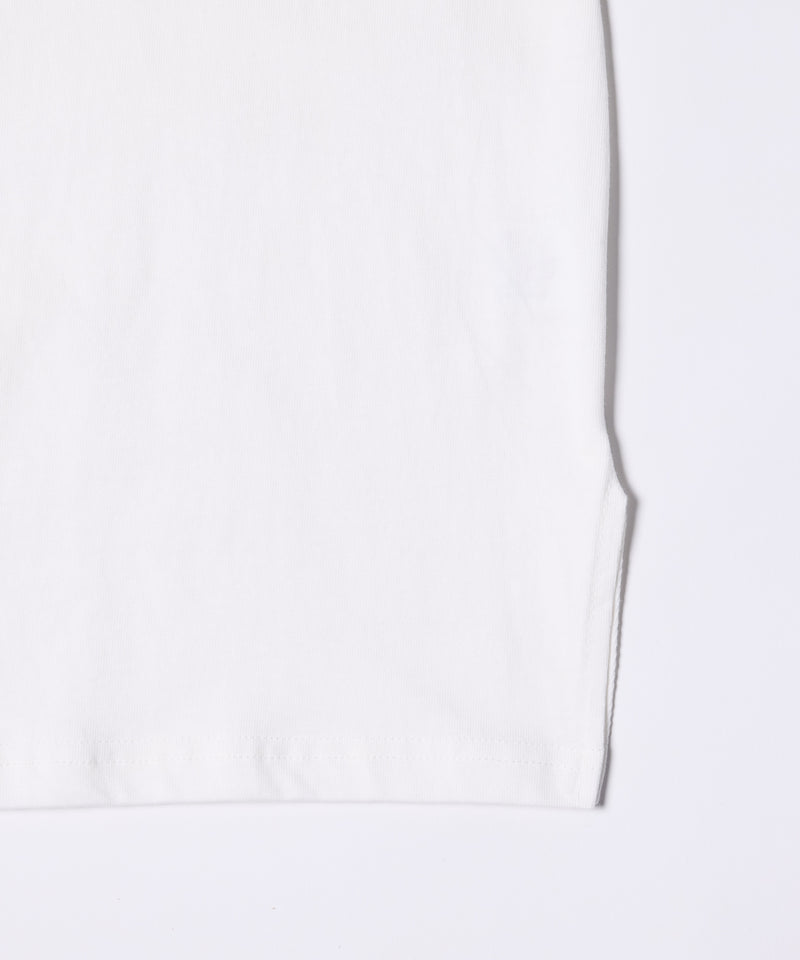 AFF AIVER　20/-シルケット天竺サイドスリットロングタンクトップ
