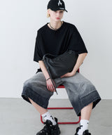 【予約】AFF AIVER　16/-ウォッシュ天竺スキッパーS/S TEE